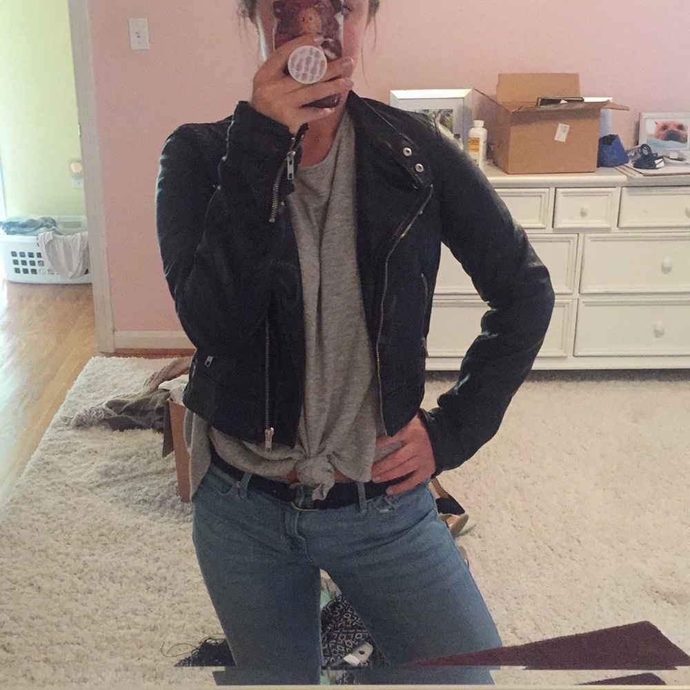 Leather jacket